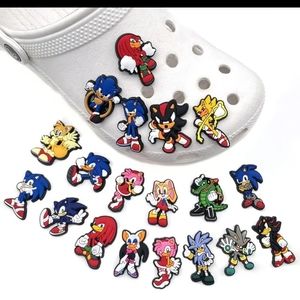 20 Sonic the hedgehog Croc Charms jibbitz